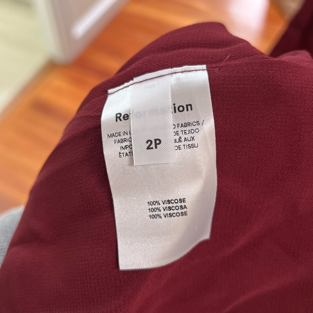Reformation Alfred Red Jumpsuit 2P - Picture 10 of 12